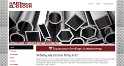 Desktop Screenshot of hart-metale.pl